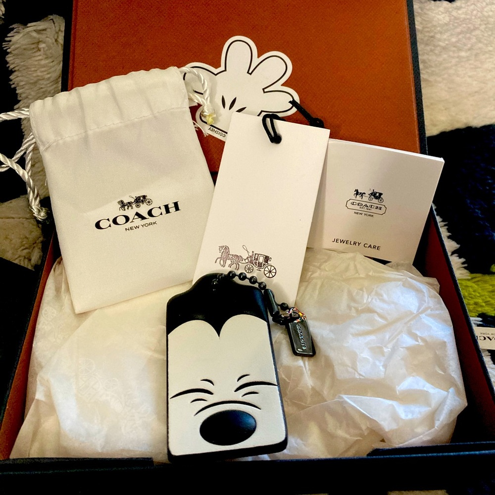 Coach X Disney Mickey Mouse handbag charm